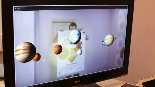 Планеты солнечной системы в 3D дополненная реальность от RealEye смотреть онлайн