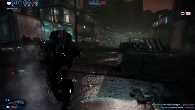 Ghost Hazard Acid Rain - Damage to Health Mod ME3 MP смотреть онлайн