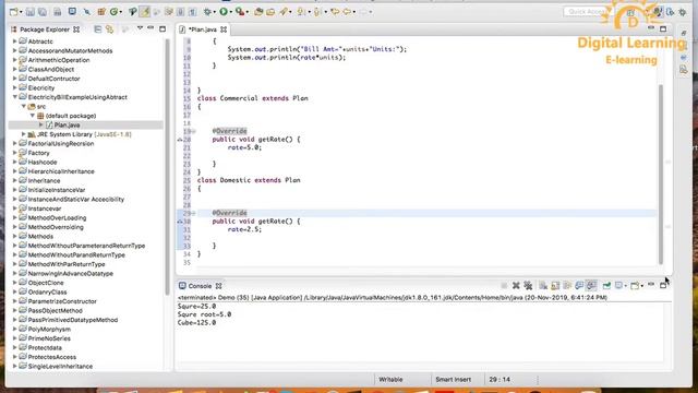 96 Java Electricity Bill Using abstract class | Online Training Download app from below link смотреть онлайн