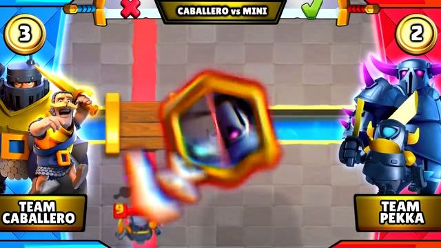 PEKKA + MINI PEKKA vs MEGA CABALLERO + CABALLERO | CUAL ES EL MEJOR DUO? | CLASH ROYALE смотреть онлайн