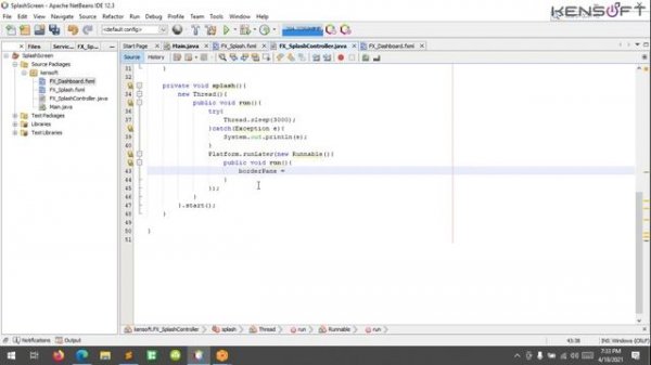 JavaFX Tutorial: Splash Screen in JavaFX using NetBeans IDE