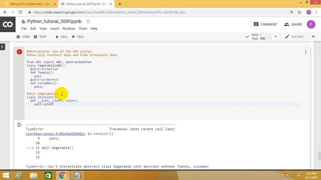 Tutorial 19: Abstraction in Python смотреть онлайн