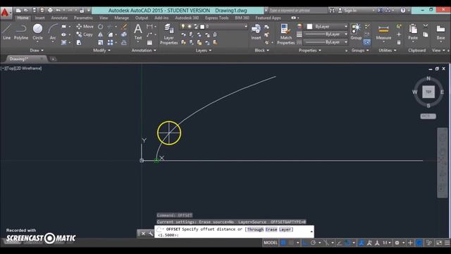 Draw parabola in AutoCAD - Tutorial Step by Step смотреть онлайн