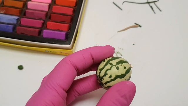 Арбуз из полимерной глины.мастер класс.ручная работа смотреть онлайн