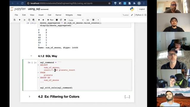 SQL with Python & Pandas [2021-01-22] смотреть онлайн