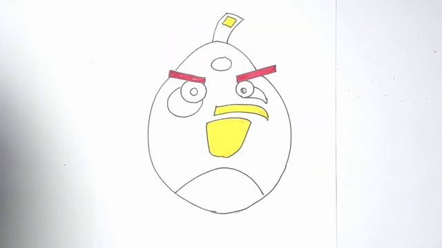 How to draw Bomb Angry Bird | Drawing of Black angry bird | Angry Bird Drawing | Bomb | смотреть онлайн