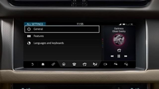 Jaguar XF 2017 | InControl Touch Pro Settings смотреть онлайн