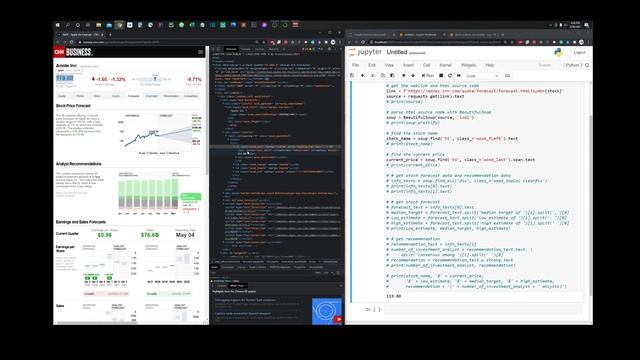 DIY Stock Analytics with Python | CNNMoney | Part 1 смотреть онлайн