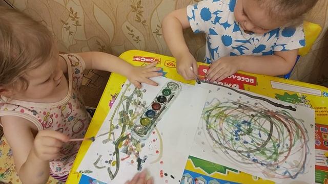 Рисуем ватными палочками смотреть онлайн