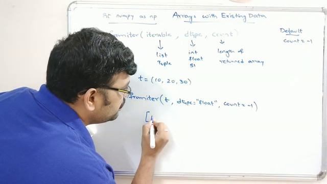 ASARRAY( ) , FROMBUFFER( ) , FROMITER( ) IN NUMPY (ARRAYS WITH EXISTING DATA) - PYTHON PROGRAMMING смотреть онлайн