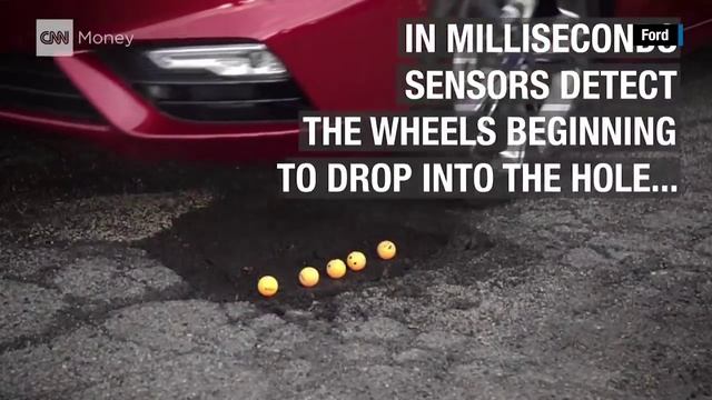 New Ford Fusion can skip over potholes смотреть онлайн