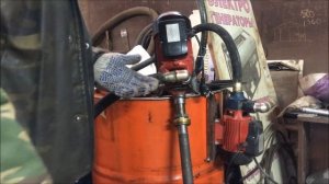 Насос для перекачки масла (отработки) когда её не мало!