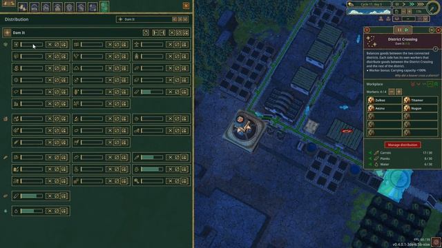 Experimental - Cratered Custom Map - Timberborn Gameplay смотреть онлайн