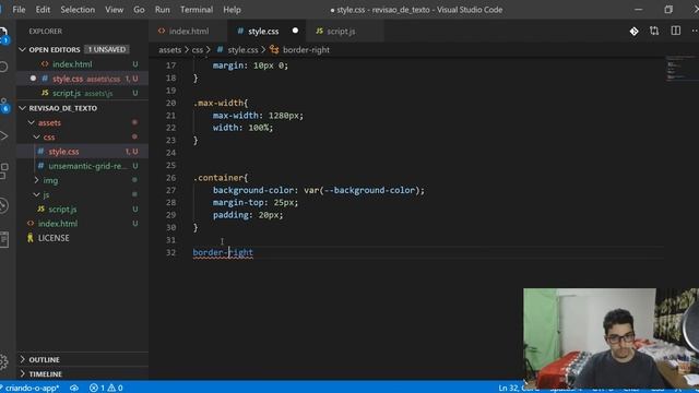 App para revisão de texto com JS, Parte #01 - Criando o template da aplicação смотреть онлайн