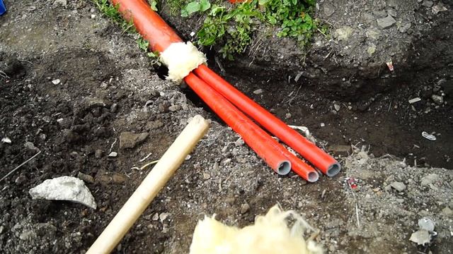 Делаем теплотрассу землей в длину 22 метра смотреть онлайн