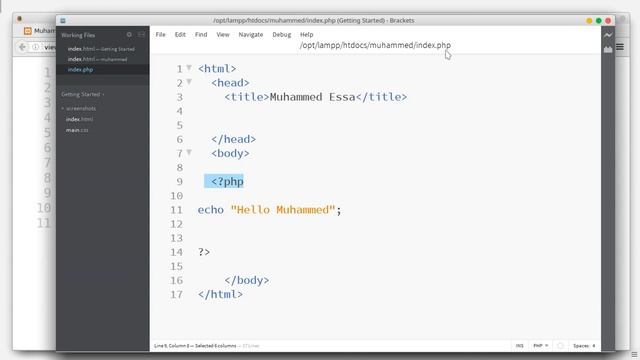 17 PHP scripting language Embedding PHP in HTML смотреть онлайн