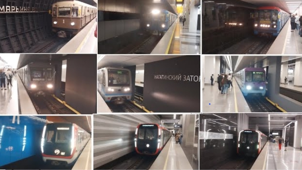 Парад поездов метро 89 лет Московскому метрополитену. смотреть онлайн