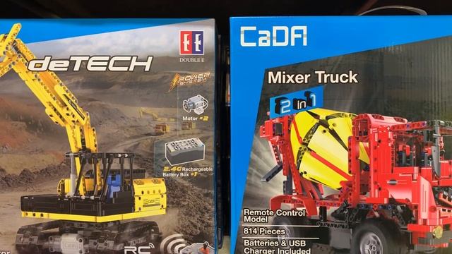 Бульдозер C51058W, Экскаватор гусеничный C51057W, Бетономешалка C51014W, Пистолет-пулемет C81003W смотреть онлайн