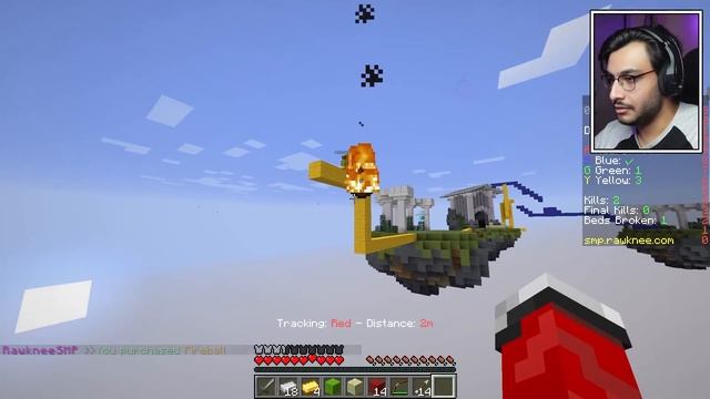 PLAYING BEDWARS IN OUR RAWKNEE SMP MINECRAFT SERVER смотреть онлайн