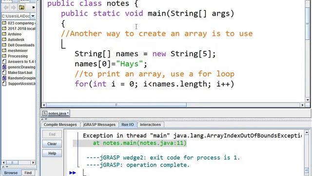 046 Notes 6.1 Arrays смотреть онлайн