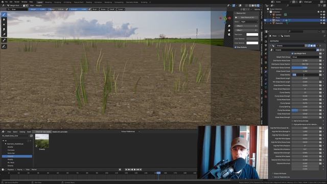 Add Animated Grass to Anything in Blender (Geometry Nodes | Download) смотреть онлайн
