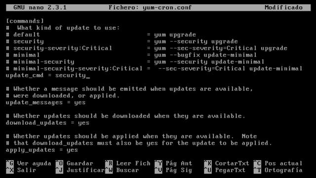Instalar Yum cron y configurar actualizaciones automáticas CentOS 7 смотреть онлайн