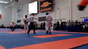 Таеквондо МФТ Чемпионат Москвы 2017 спарринг1 Taekwondo ITF sparring