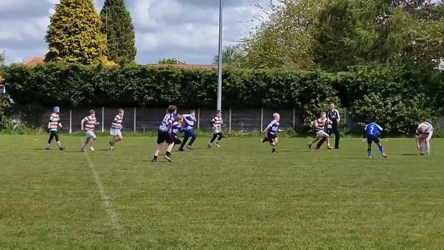 Alex's Rugby Journey: Match 11. Improved footwork sidesteps tackling offloads u11s rugby смотреть онлайн