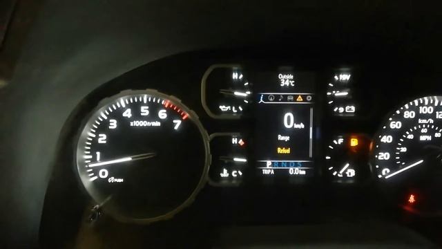 How To Reset Maintenance Required Light  Toyota Tundra 2017 / 2020