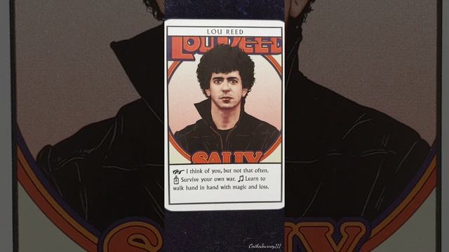 Lou Reed ? Music Oracle card meaning смотреть онлайн