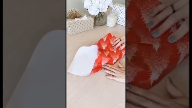 Упаковать подарок без скотча смотреть онлайн