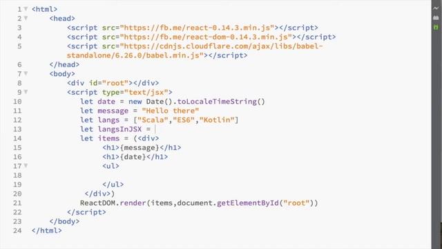 Let's play with JSX in React JS - Part II смотреть онлайн
