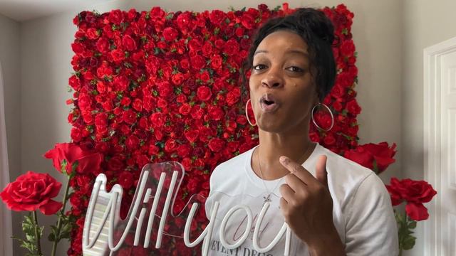 Unboxing My New Red Flower Wall | Wedding Proposal Decorations смотреть онлайн