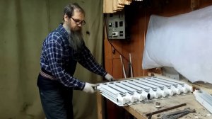 Как отремонтировать алюминиевый радиатор отопления, скрутить секции и зачистить 1 часть