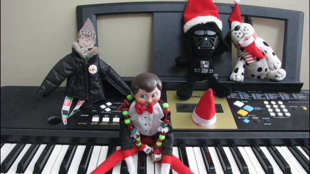 Elf on the shelf plays jingle bells on my piano смотреть онлайн