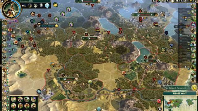 Let's Play Civilization 5 Ethiopia pt.24 (Giant Earth, CBP, Deity) смотреть онлайн