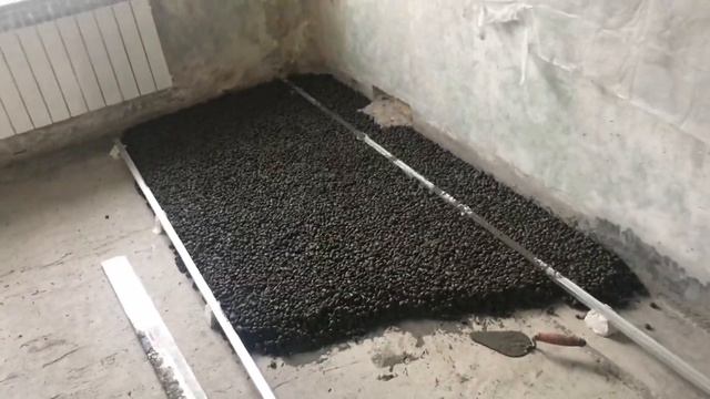 Стяжка пола керамзитом. Начало. #13 смотреть онлайн
