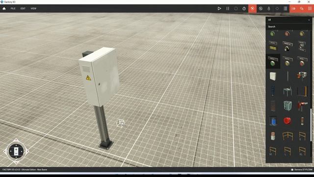 PLCSIM S7-1500 connect with Factory IO basic tutorial LADDER Language смотреть онлайн