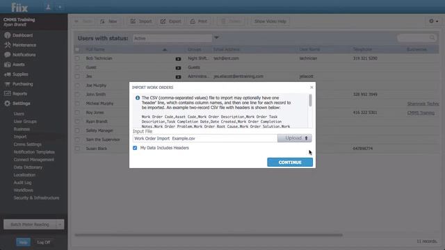 Importing Work Orders смотреть онлайн