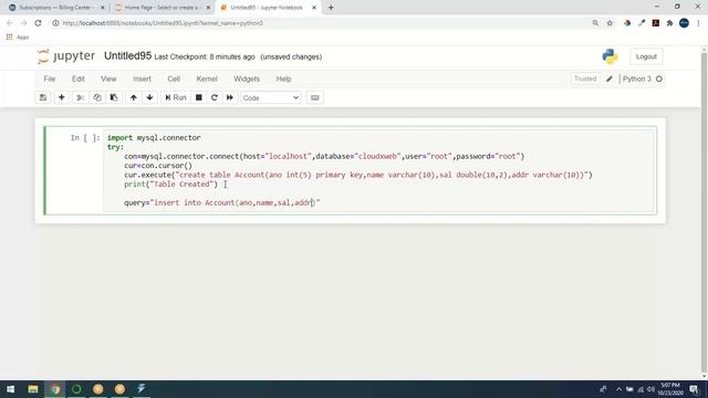 PYTHON Lecture 63 | Insert Record into Mysql Database using Python смотреть онлайн