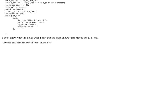 Wordpress: How to display liked posts of current user in wordpress? смотреть онлайн
