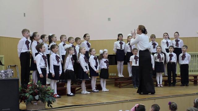 Хор первых классов ДМШ им. Т.А. Докшицера - Телега смотреть онлайн