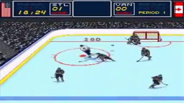Brett Hull Hockey 95 sur Super Nintendo смотреть онлайн