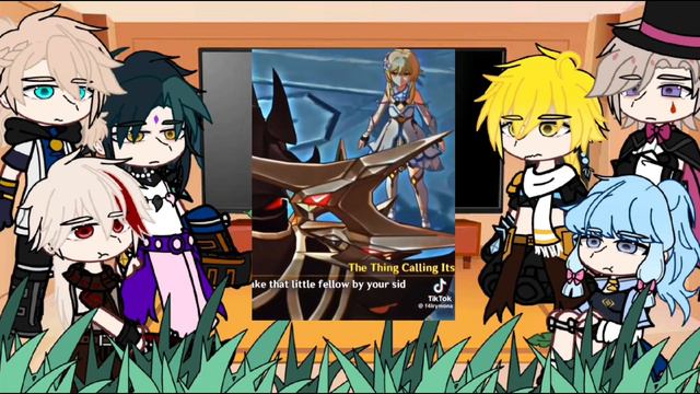 | Genshin React To Paimon As Unknown God |🇷🇺/🇬🇧 |