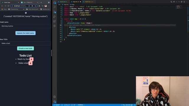 Creating an app to help create habits with React, Firebase, Chakra UI and Capacitor: Day 2 смотреть онлайн