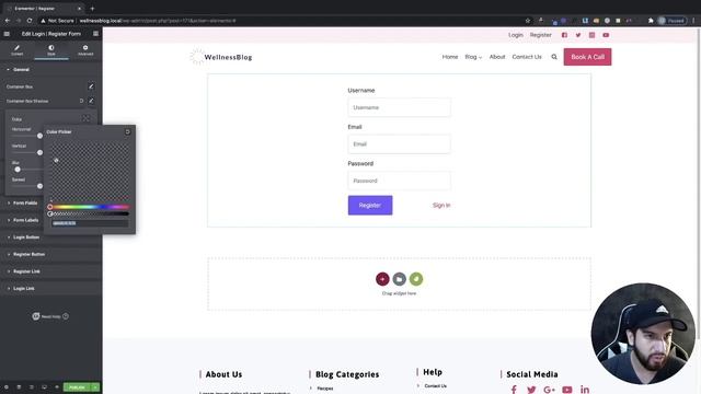How To Create A Login & Signup Form Using Elementor For Free смотреть онлайн