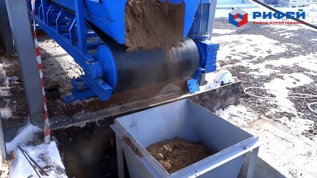 Запуск вибропресса Рифей Буран с системой подготовки смеси смотреть онлайн