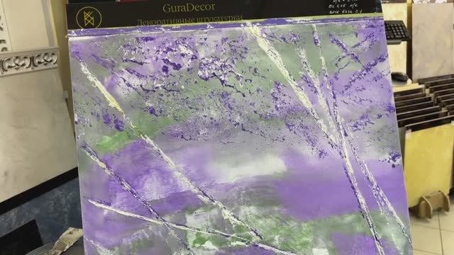 Эффектная КАРТИНА для Интерьера Своими Руками _ Наносим Известковый Марморин смотреть онлайн