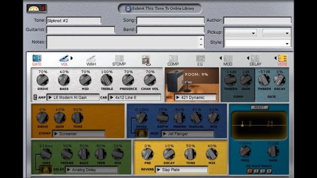 Tone Based - Line 6 POD XT - Slipknot #2 patch смотреть онлайн