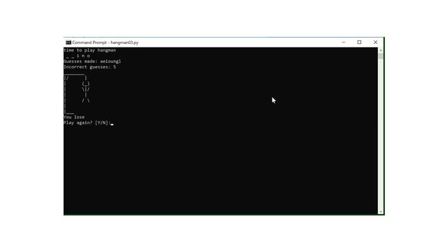 Python 3 Hangman Game смотреть онлайн